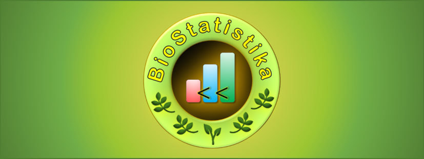 Biostatistikos kurso logotipo „Emokymai“ sistemoje pavyzdys.  